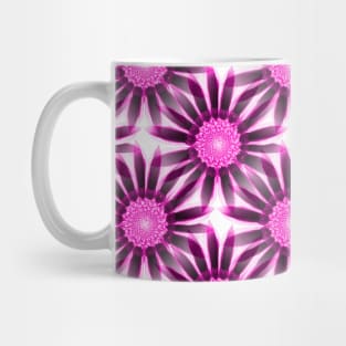 wonderful floral pattern in pink and purple Mug